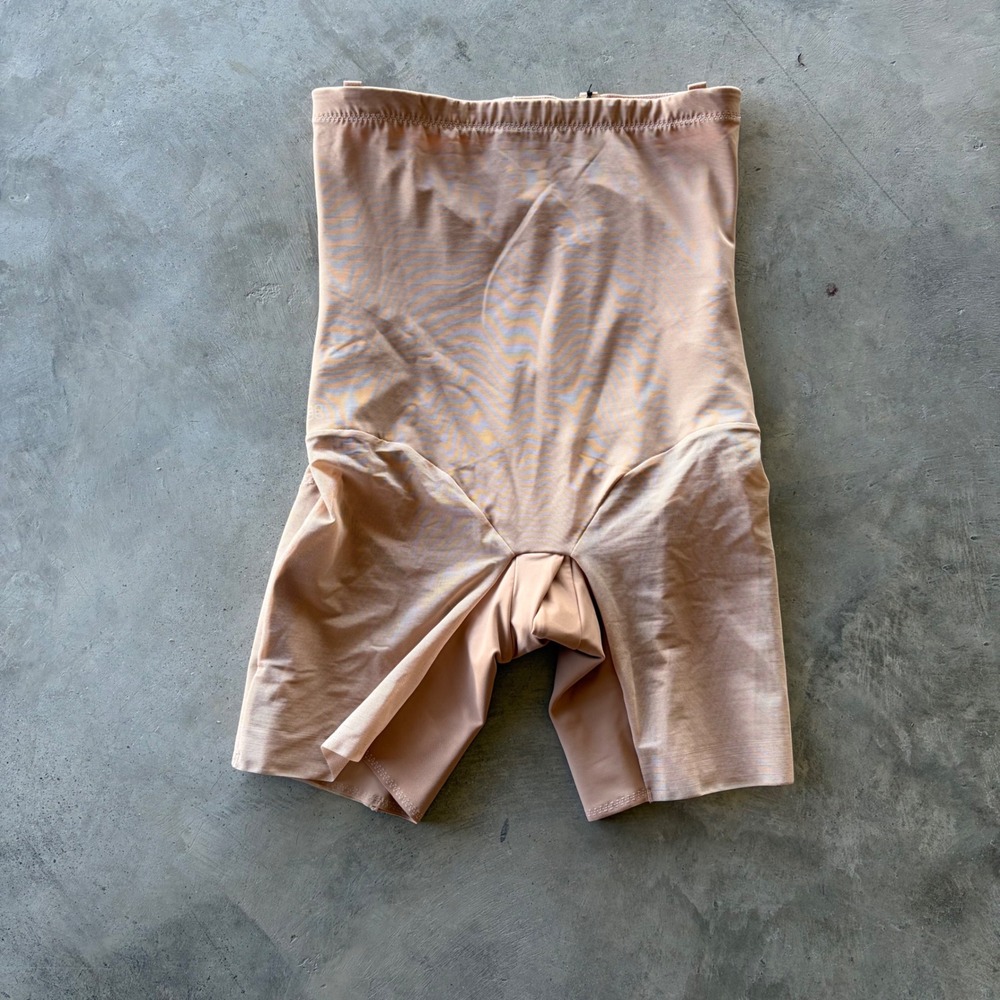 Honeylove Super Power Short High Waisted Sculptwear Sand Beige 1X NWT